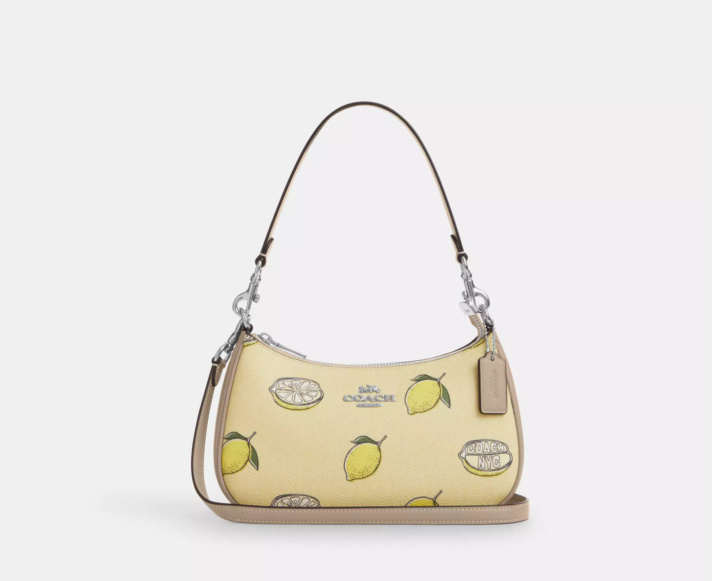 NWT Coach Teri Shoulder Bag With Lemon Print