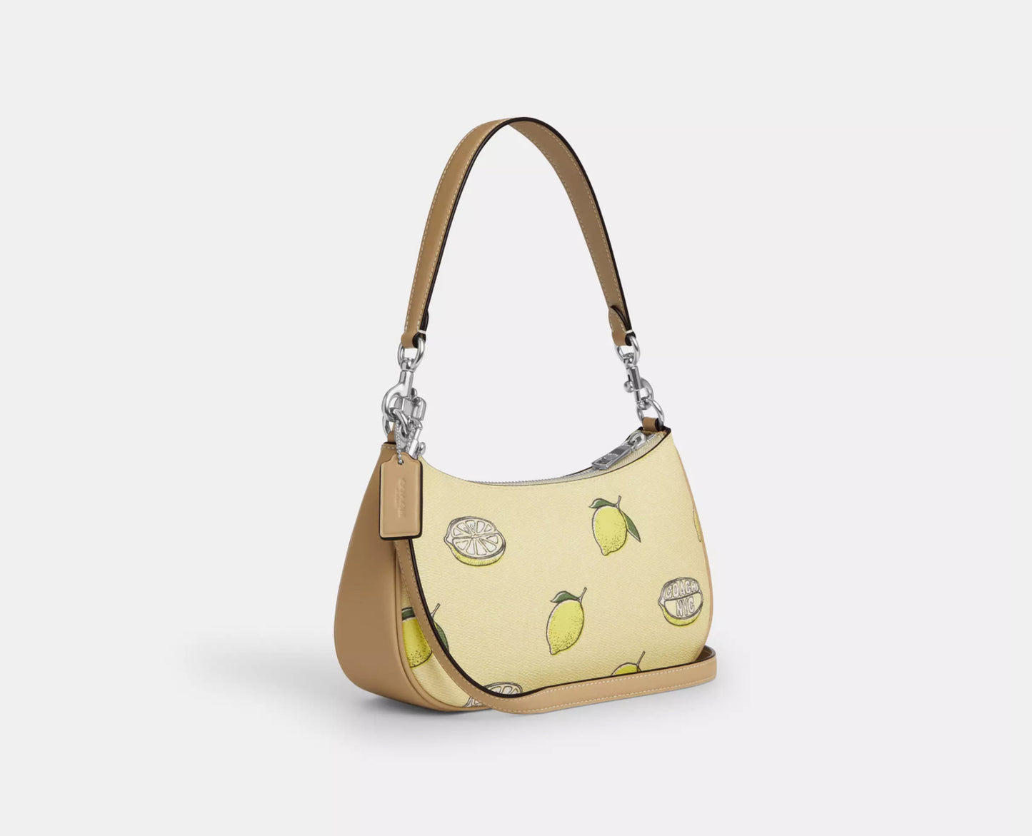 NWT Coach Teri Shoulder Bag With Lemon Print
