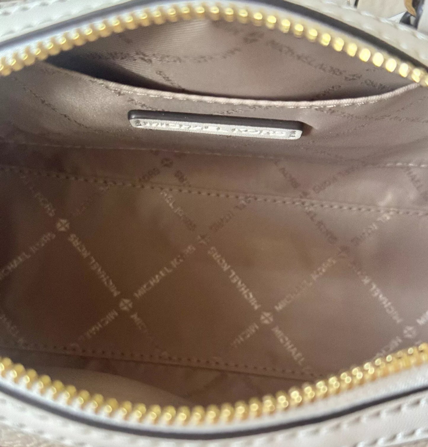NWT Michael Kors Leather Small Duffle Crossbody Handbag