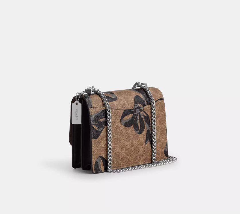 NWT Coach Medium Klare Crossbody Bag In Signature Canvas With Bow Print