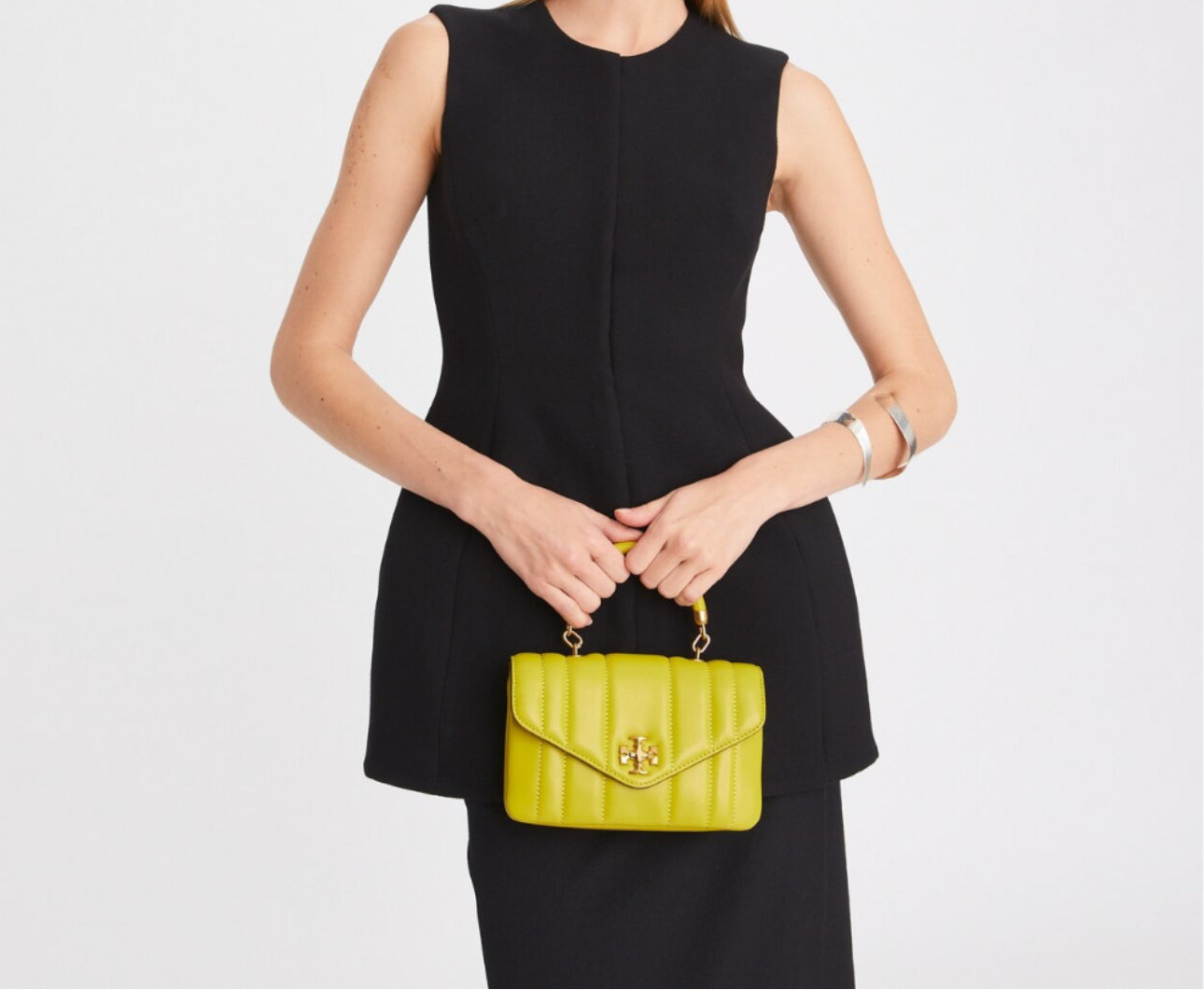 NWT Tory Burch Kira Top Handle Satchel Bag In Leather With Original Dust Bag