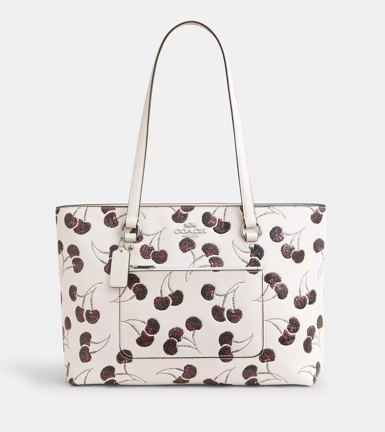 NWT Coach Leather station Tote Bag With Cherry Print – Ourbello
