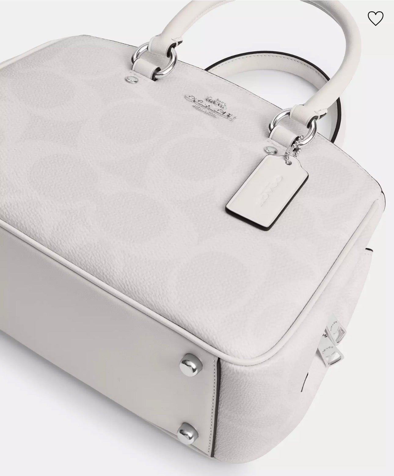 NWT Coach Savannah Small Carryall Bag In Signature Canvas