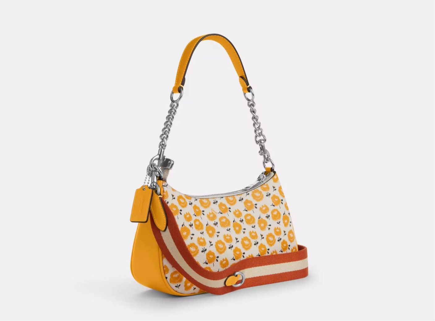 NWT Coach Teri Shoulder Bag With Floral Print