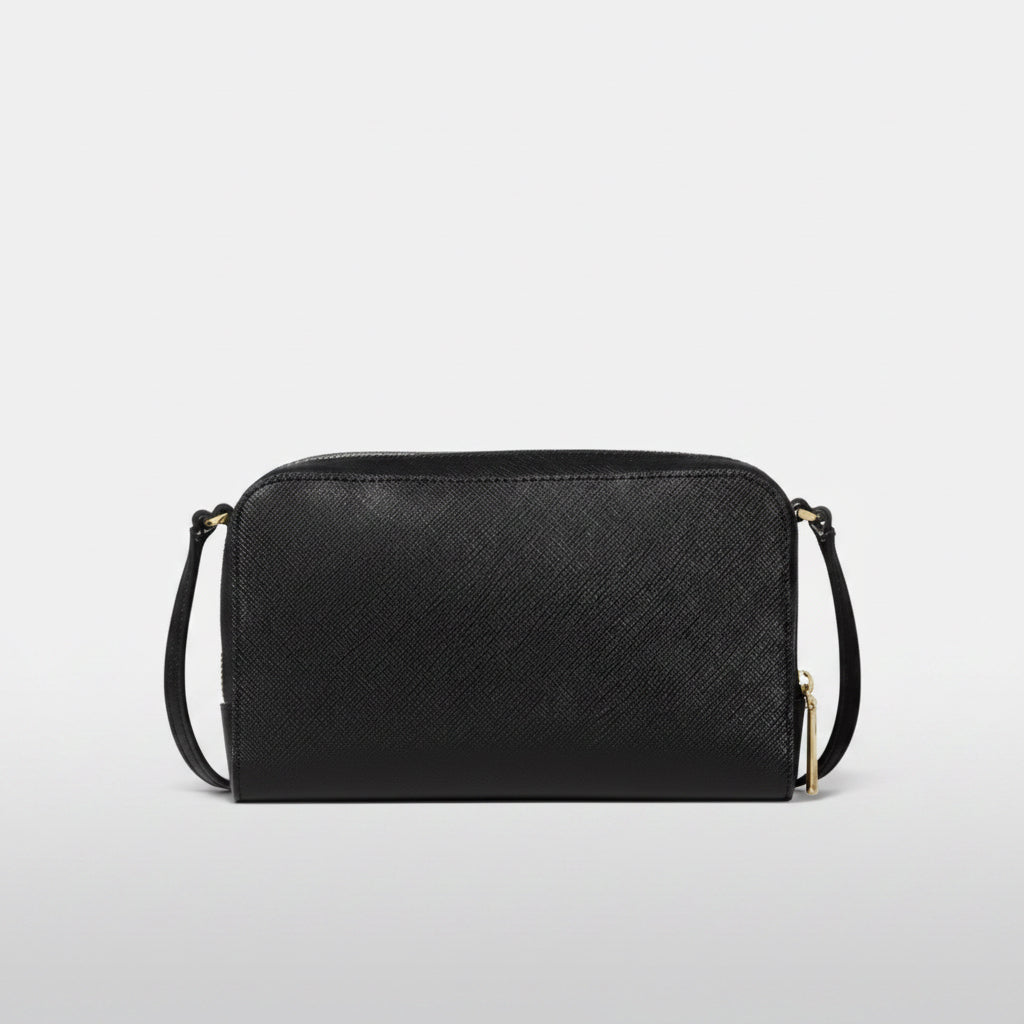 NWT Kate Spade Staci Dual Zip Around Mini Crossbody In Black