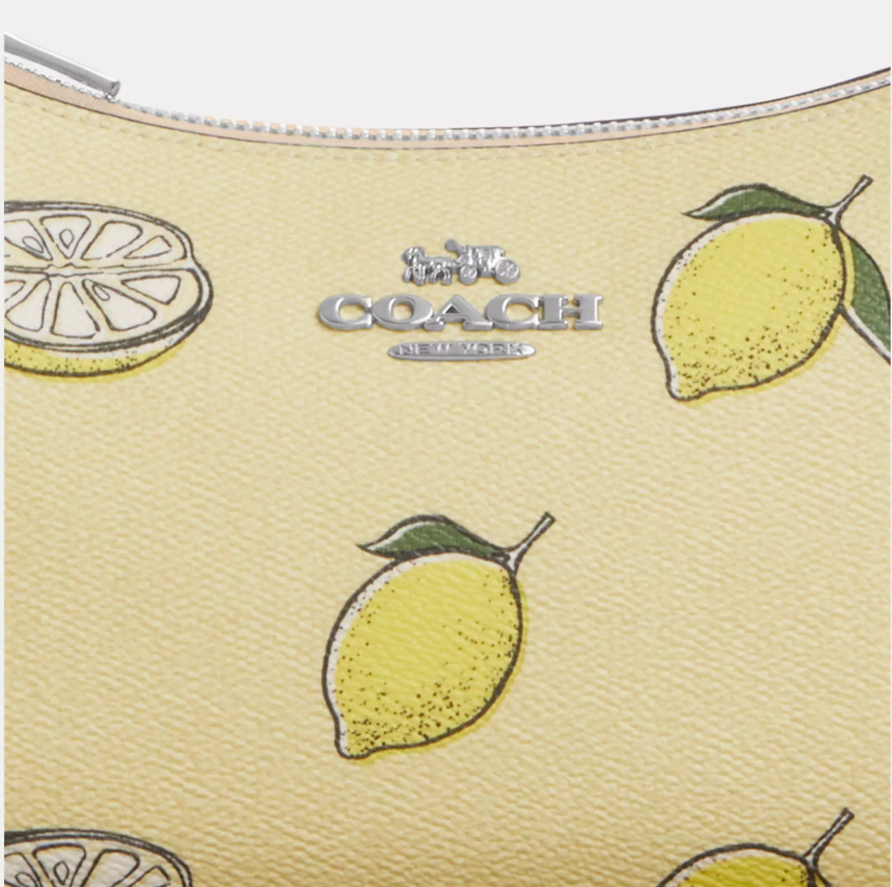 NWT Coach Teri Shoulder Bag With Lemon Print