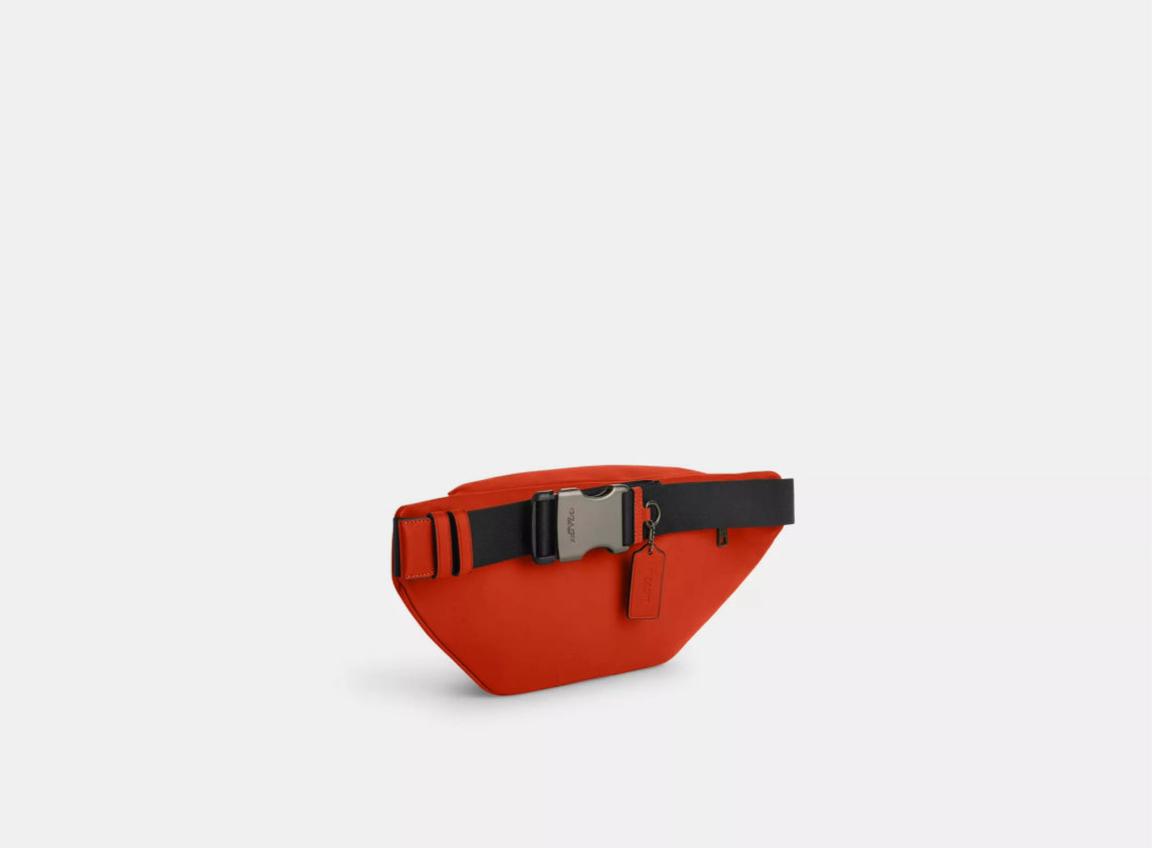 NWT Coach Men’s Leather Racer Belt Bag