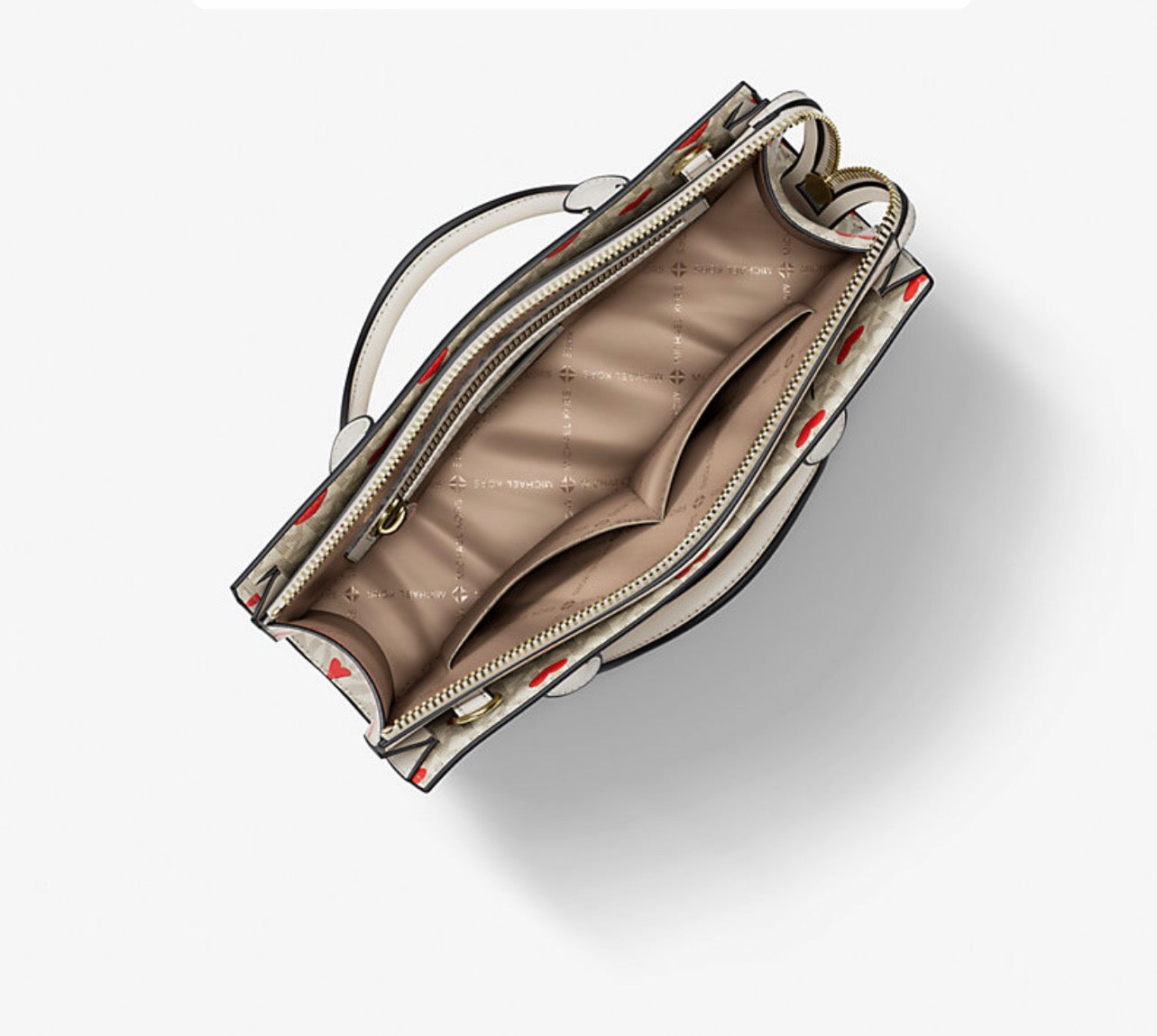 NWT Michael Kors Sheila Small Embellished Signature Logo Satchel