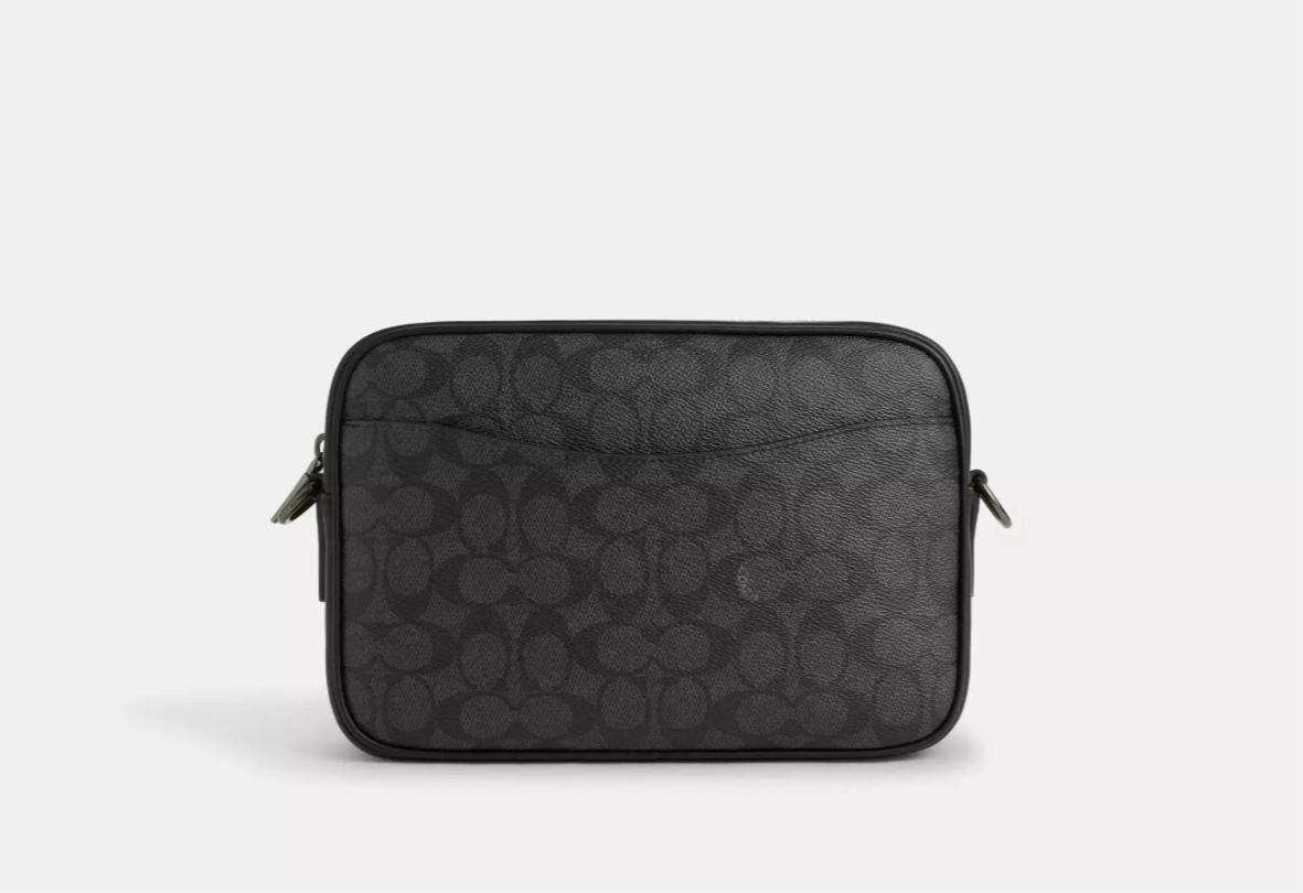 NWT Coach Unisex Elias Crossbody Bag In Signature Canvas & Leather