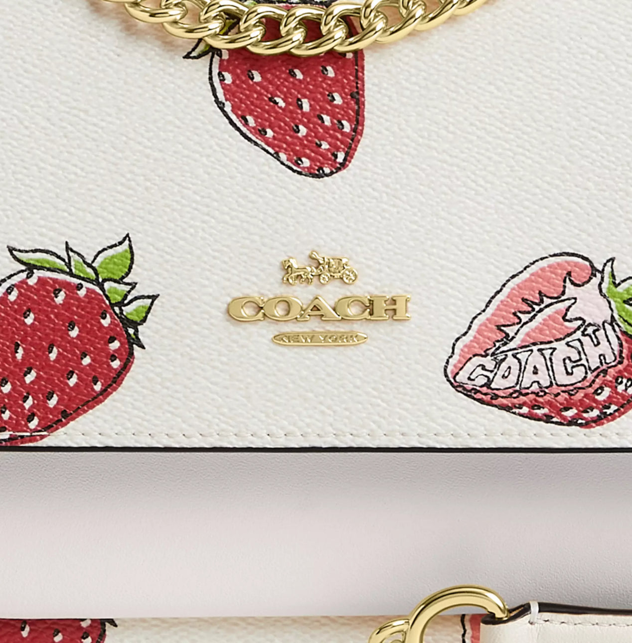 NWT Coach Klare Crossbody With Strawberry Print
