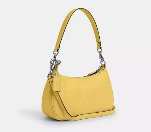 NWT Coach Teri Shoulder Bag with Signature Quilting In Smooth Leather