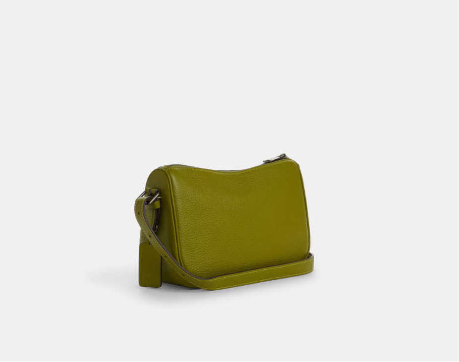 NWT Coach Leather Kailey Shoulder Bag In Bright Olive