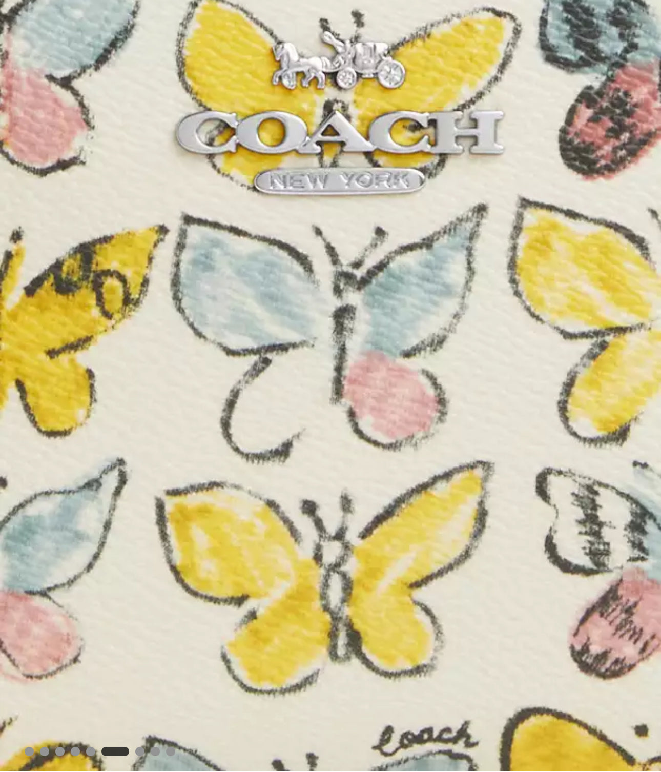 NWT Coach Mini Jamie Camera Crossbody With Butterfly Print