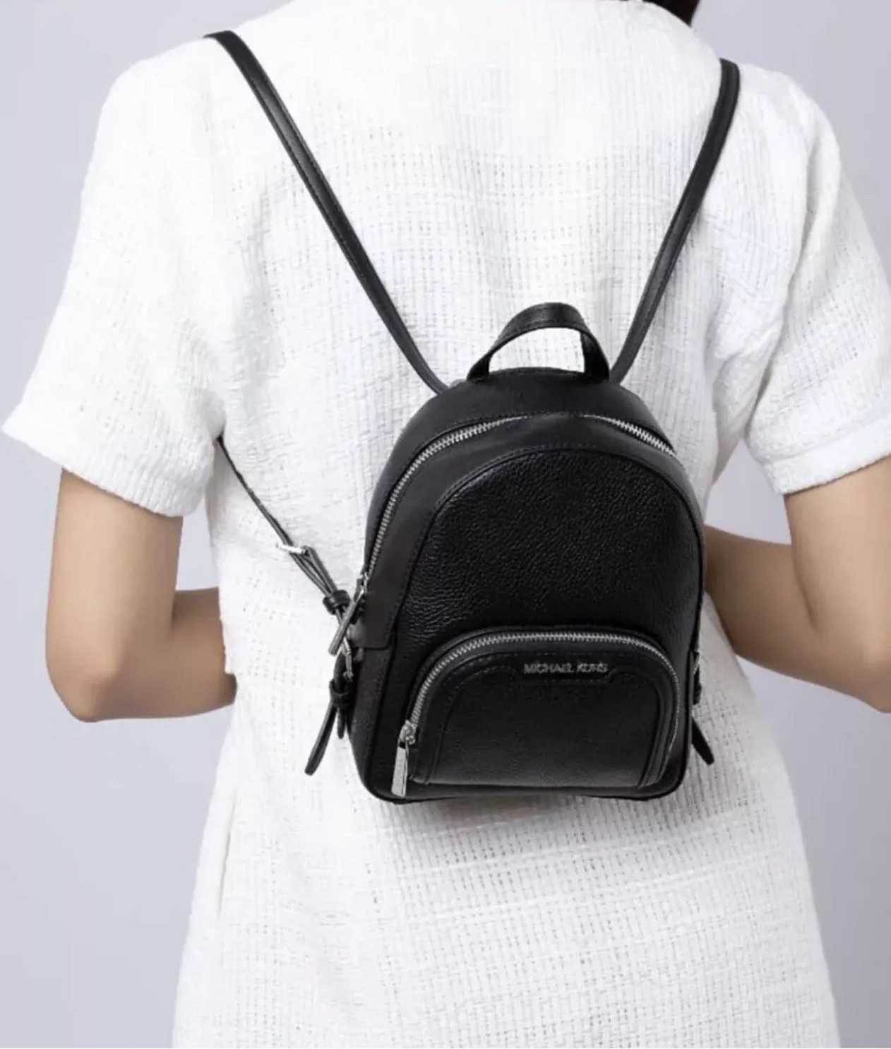 NWT Michael Kors Jaycee XS Mini Convertible Leather Backpack