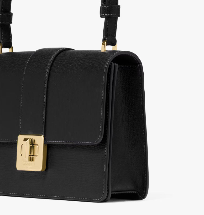 NWT Kate Spade Phoebe Turnlock Leather Shoulder/Crossbody Bag