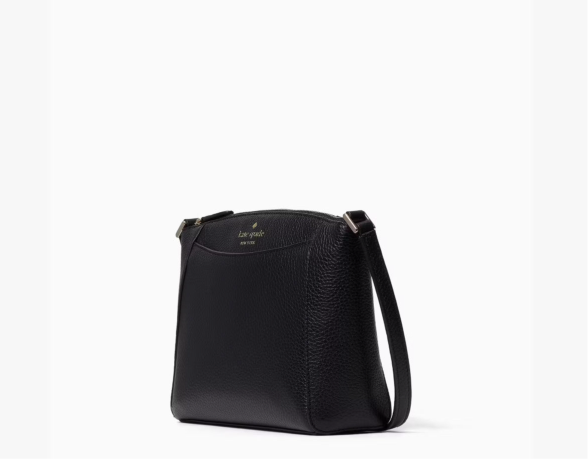 NWT Kate Spade Leather Monica Small Crossbody Bag In Black