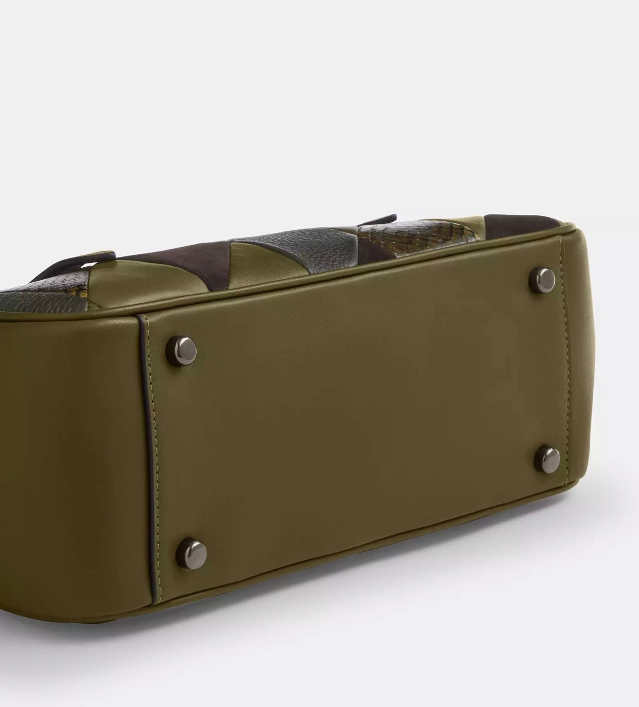 NWT Coach Leather Asher Shoulder Bag with Patch Work