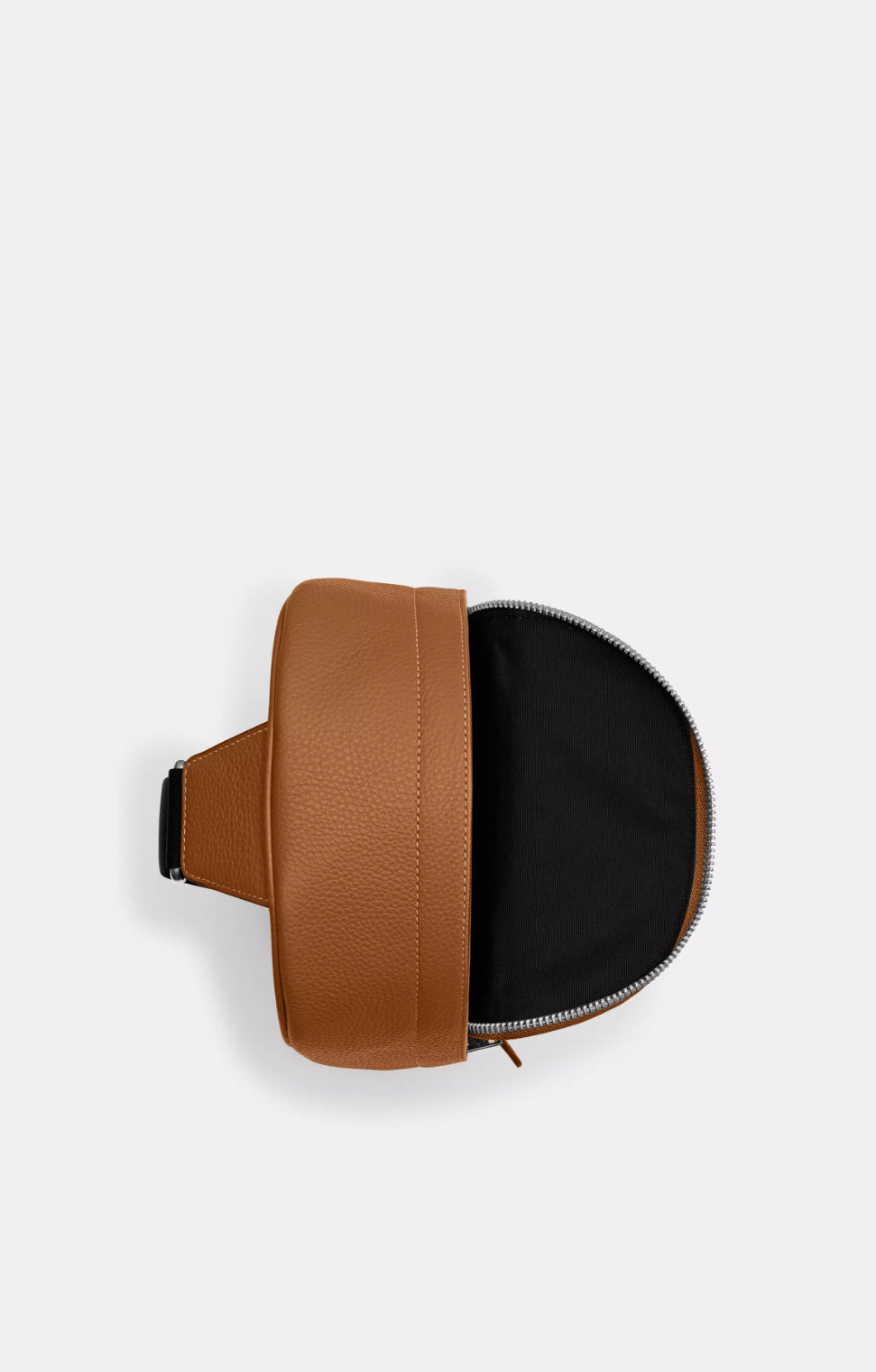 NWT Coach Leather West Pack Sling Bag In Light Saddle