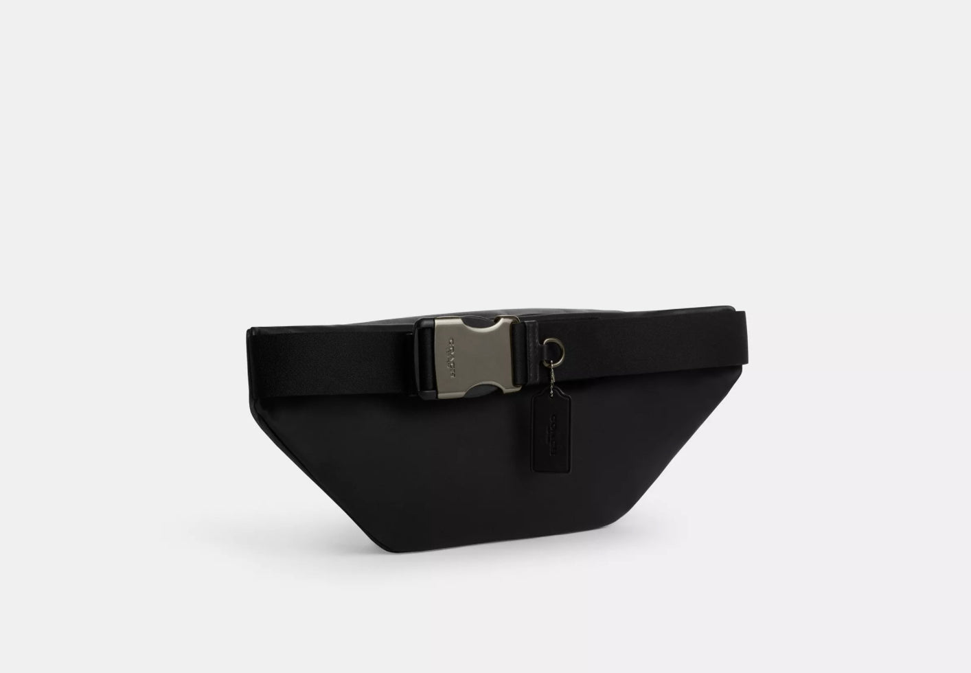 NWT Coach Men’s Racer Belt Bag In Signature Canvas & Leather