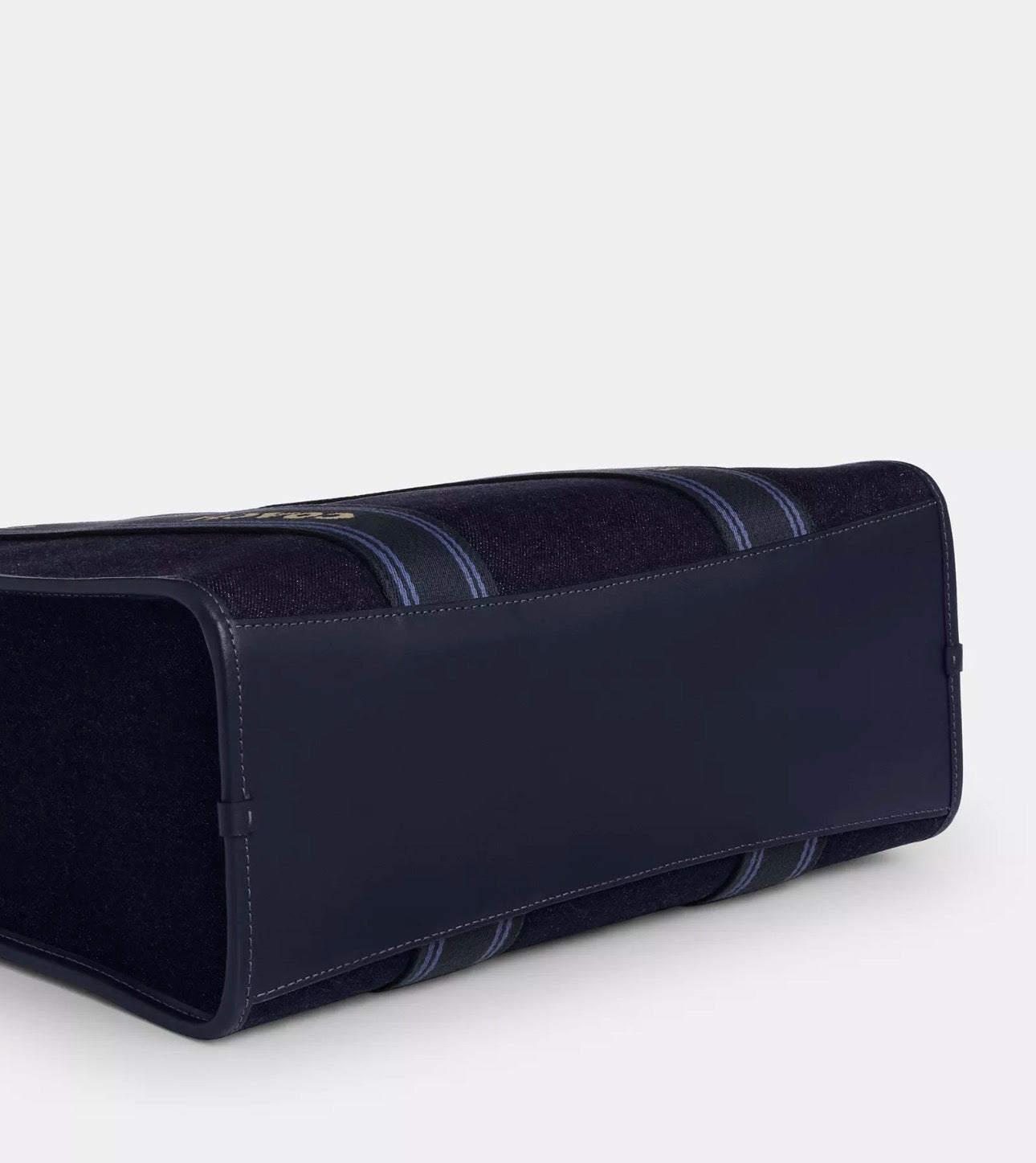 NWT Coach Smith Tote Bag In Gold/Dark Denim Gold Multi