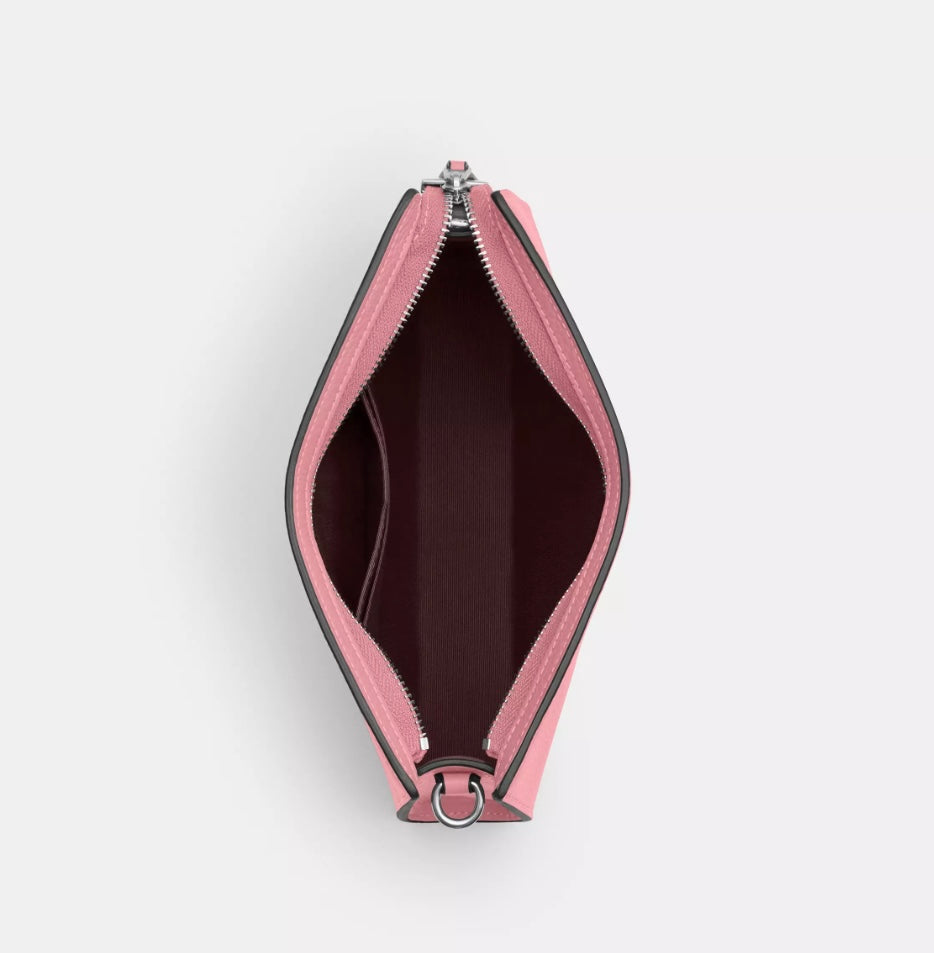 NWT Coach Leather Slim Crossbody Bag In Pink