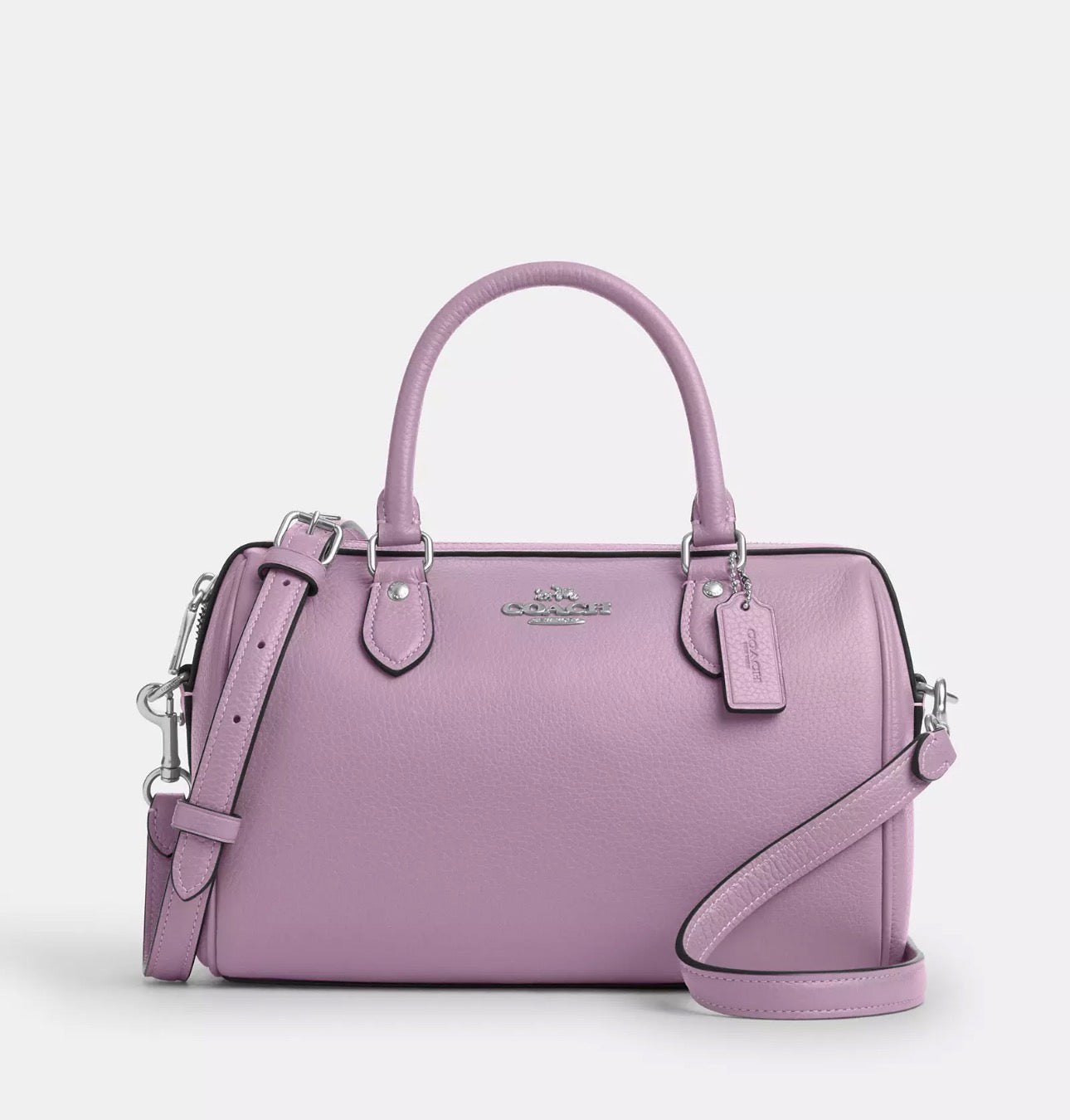 NWT Coach Rowan Satchel Crossbody Leather Bag With Detachable