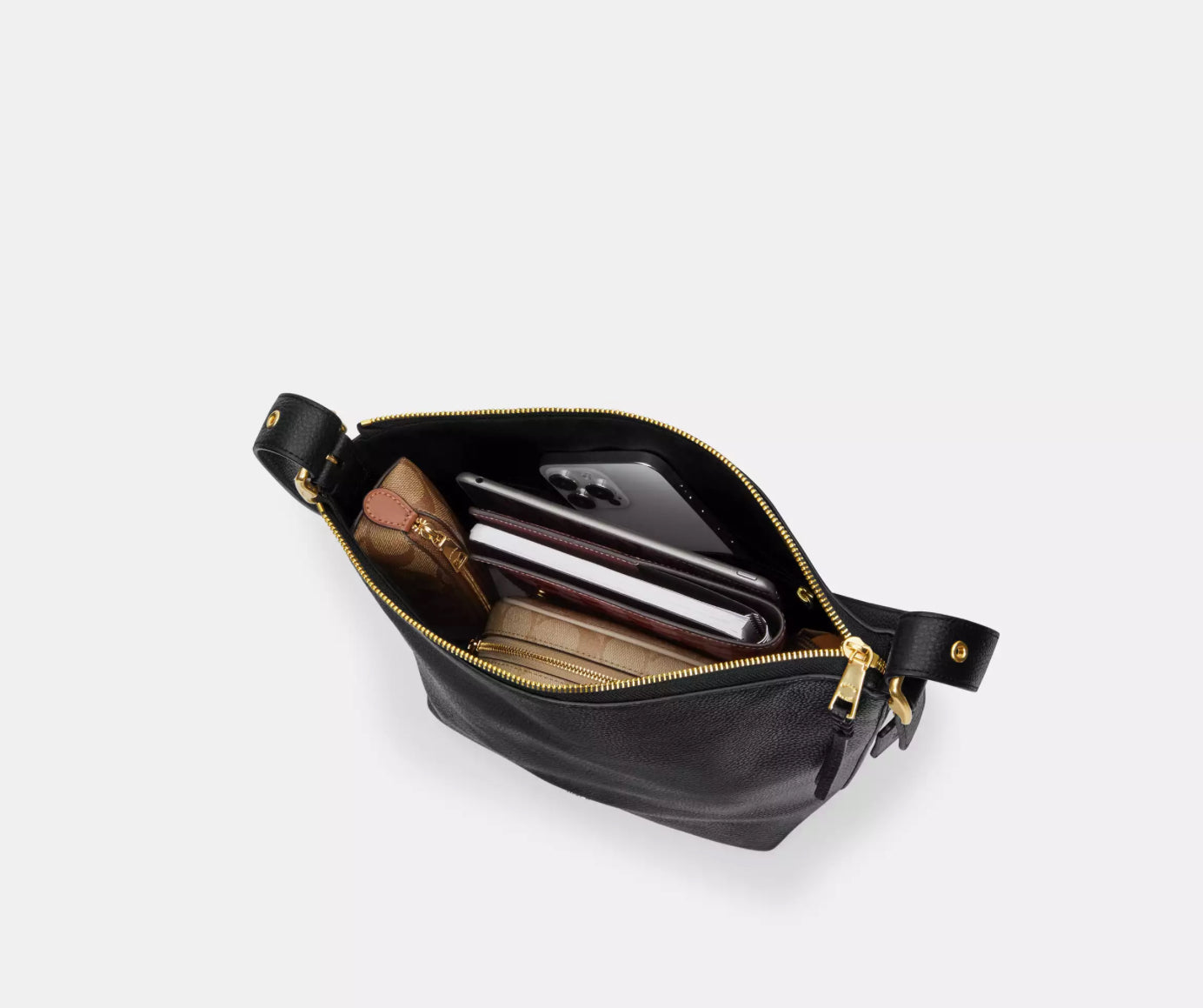NWT Coach Val Duffel Bag In Signature Canvas & Leather