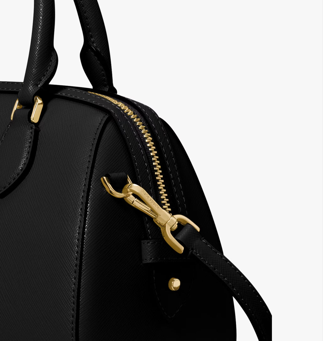 NWT Kate Spade Leather Madison Small Dolly Duffle Crossbody Bag In Black