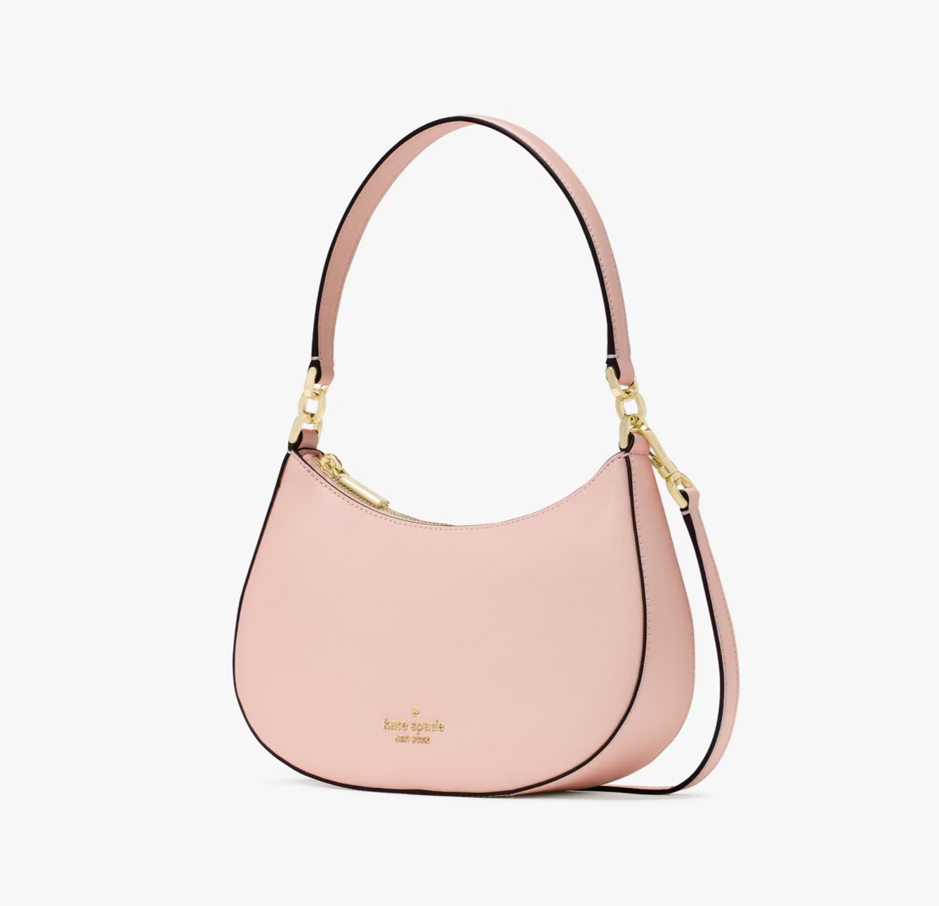 NWT Kate Spade Paige Convertible Medium Leather Crossbody In Rose Smoke