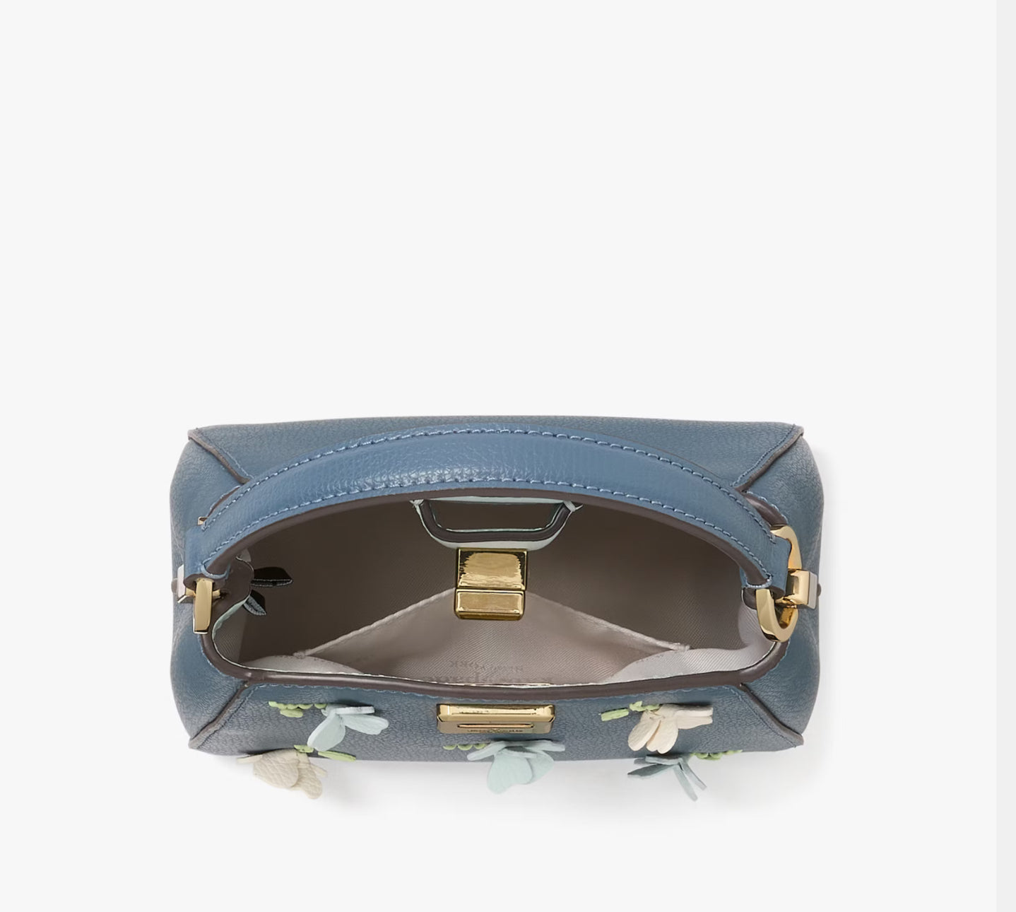NWT Kate Spade Phoebe Floral Applique Mini Top Handle Crossbody