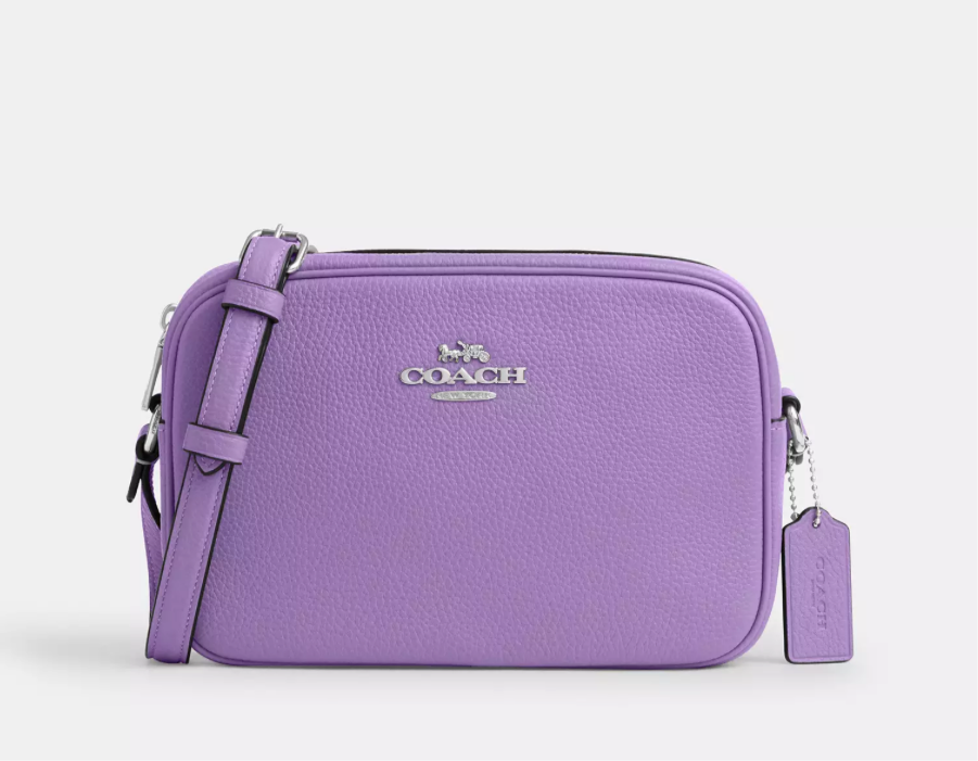 NWT Coach Leather Jamie Camera Medium Crossbody bag In Silver/Iris NWT Coach Leather Jamie Camera Medium Crossbody bag In Silver/Iris