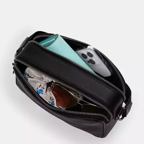 NWT Coach Men’s Graham Crossbody Bag In Smooth Calf Leather- Black