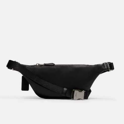 NWT Coach Warren Mini Belt Bag Fanny Pack In Signature Canvas & Smooth Leather