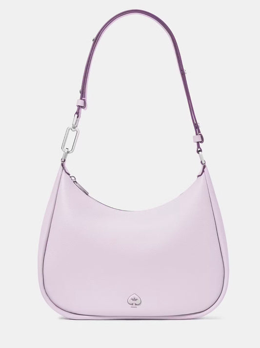 NWT Kate Spade Kayla Large Leather Shoulder Bag In Light Lilac