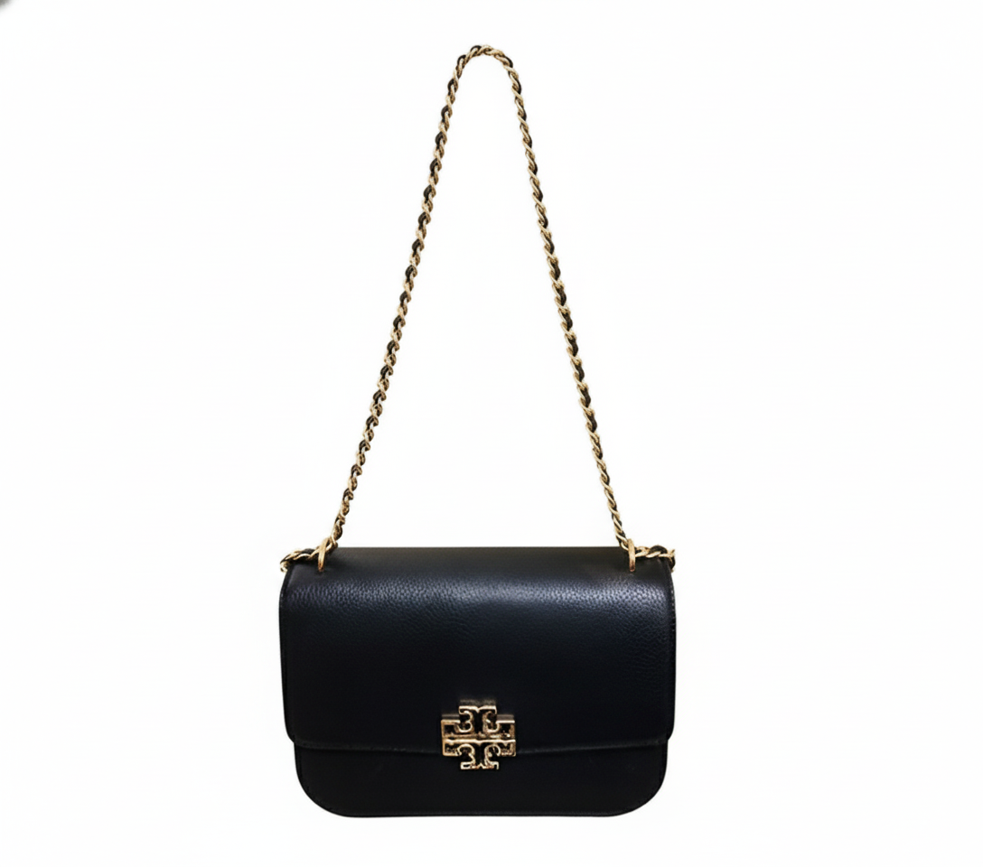 NWT Tory Burch Britten Small Adjustable Leather Shoulder/ Crossbody Bag