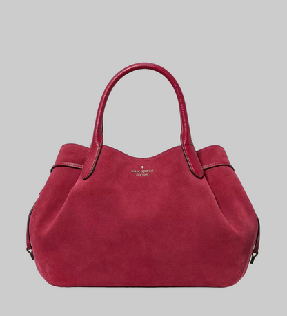 NWT Kate Spade Large Dumpling Satchel In Red