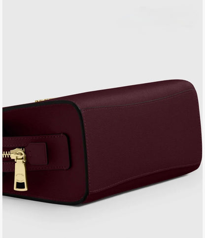 NWT Coach Gia Crossbody Leather Bag In Wine