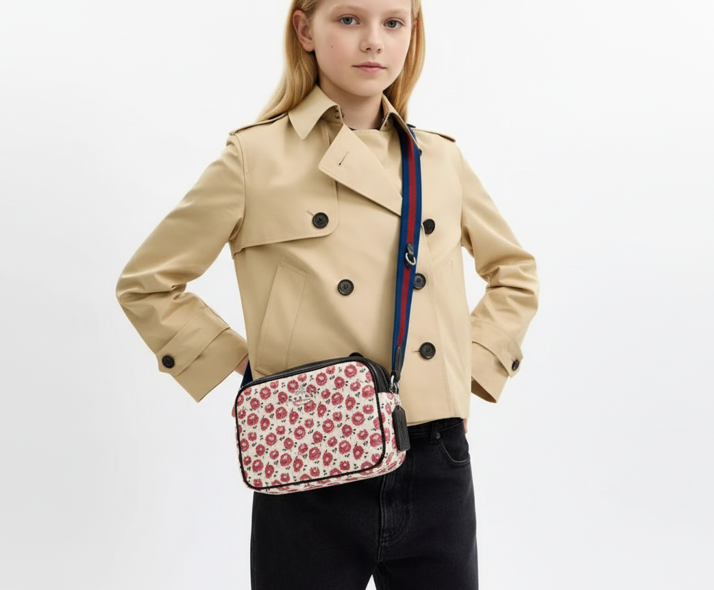 NWT Coach Medium Jamie Camera Bag With Floral Print