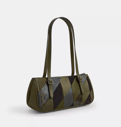 NWT Coach Leather Asher Shoulder Bag with Patch Work