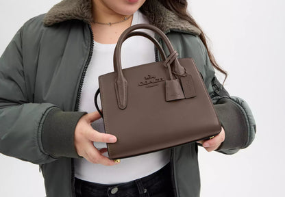 NWT Coach Medium Andrea Carryall Crossbody Leather Bag