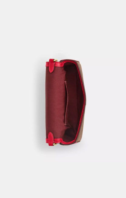 NWT Coach Mini Josie Top Handle Bag In Signature Canvas