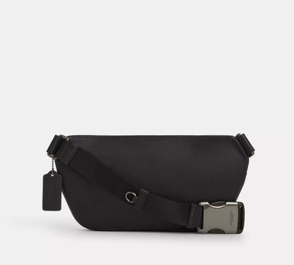 NWT Coach Unisex Elias Belt Bag In Signature Canvas & Smooth Leather