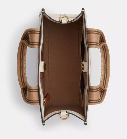 NWT Coach Leather Smith Tote Bag 24 in Chalk