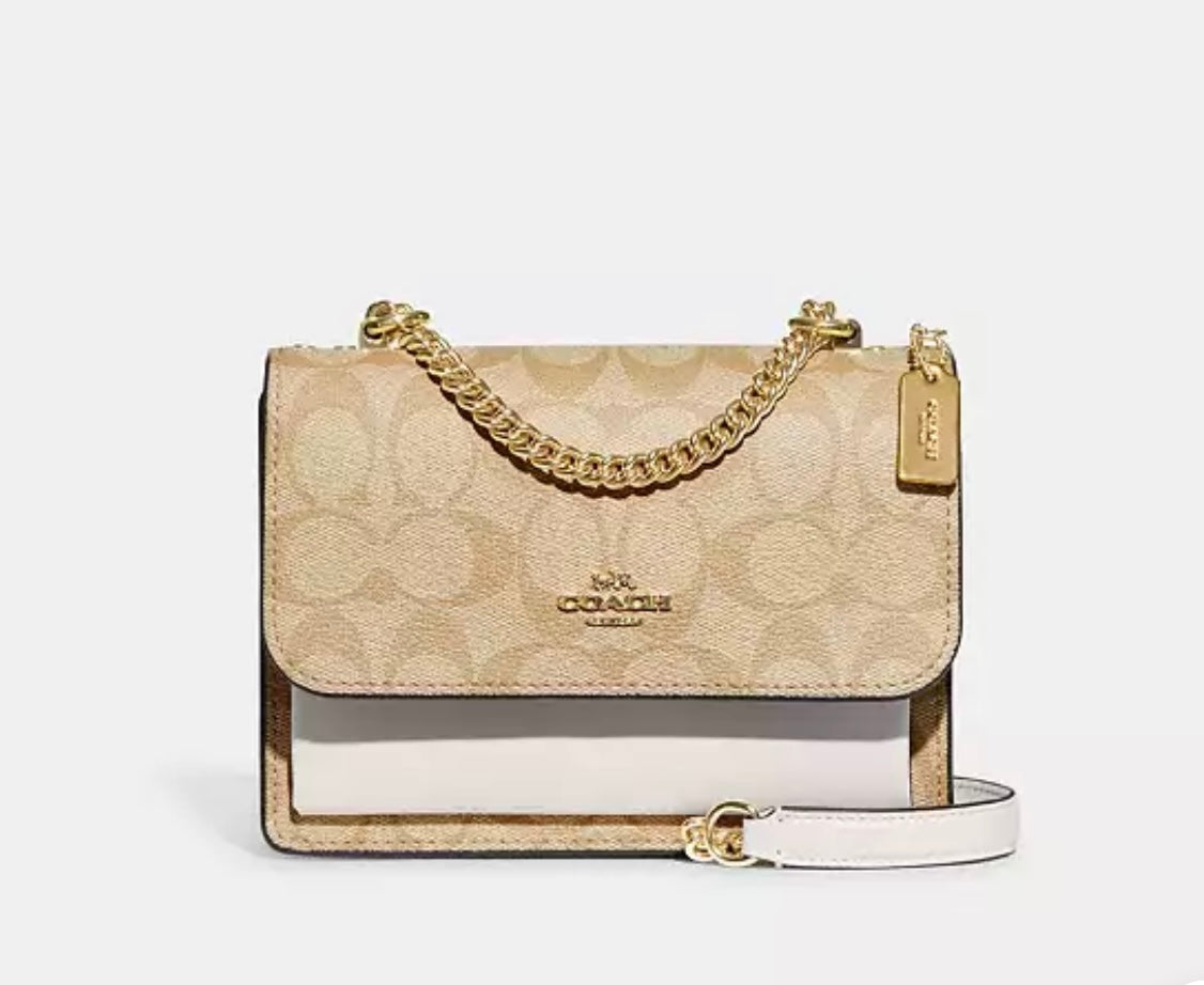 Coach Mini Klare Crossbody In Signature Canvas & Leather