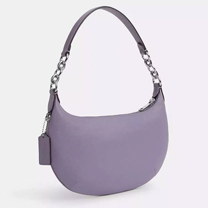 Coach Medium Payton Hobo Leather Handbag in Light Violet