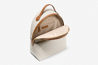 NWT Michael Kors Sheila Medium Logo Backpack