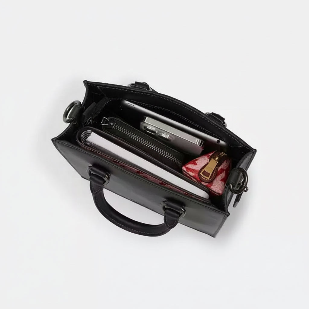 NWT Coach Leather Dylan Tote Bag In Black