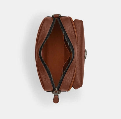 NWT Coach Warner Crossbody Bag In Signature Suede & Leather