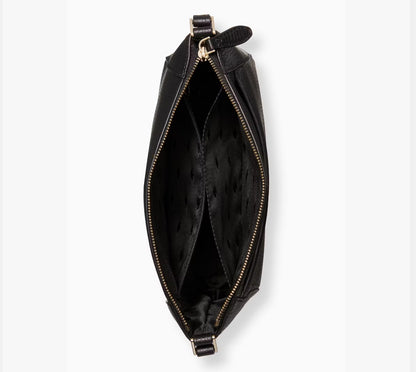 NWT Kate Spade Leather Monica Small Crossbody Bag In Black