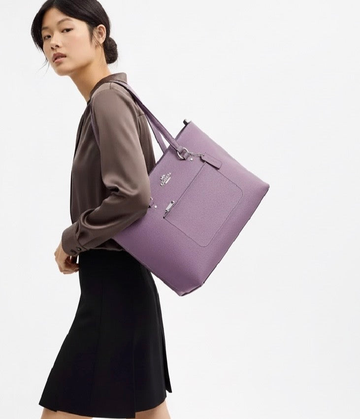 NWT Coach station Tote Bag In Light Purple